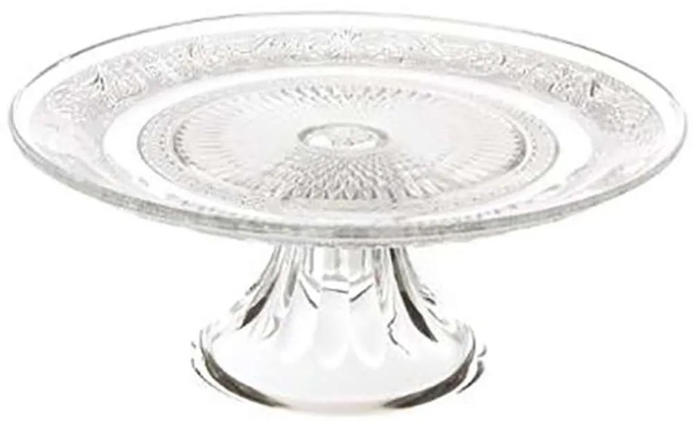 Τουρτιέρα Σερβιρίσματος Με Πόδι Vintage 07.125366 Φ29cm Glass