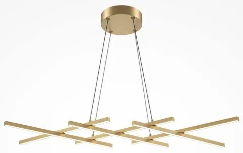 Κρεμαστό Φωτιστικό Οροφής LED 40W Ορείχαλκος 2600K-3500K Halo MOD244PL-L50BSK Maytoni-MOD244PL-L50BSK-Ορείχαλκος MOD244PL-L50BSK