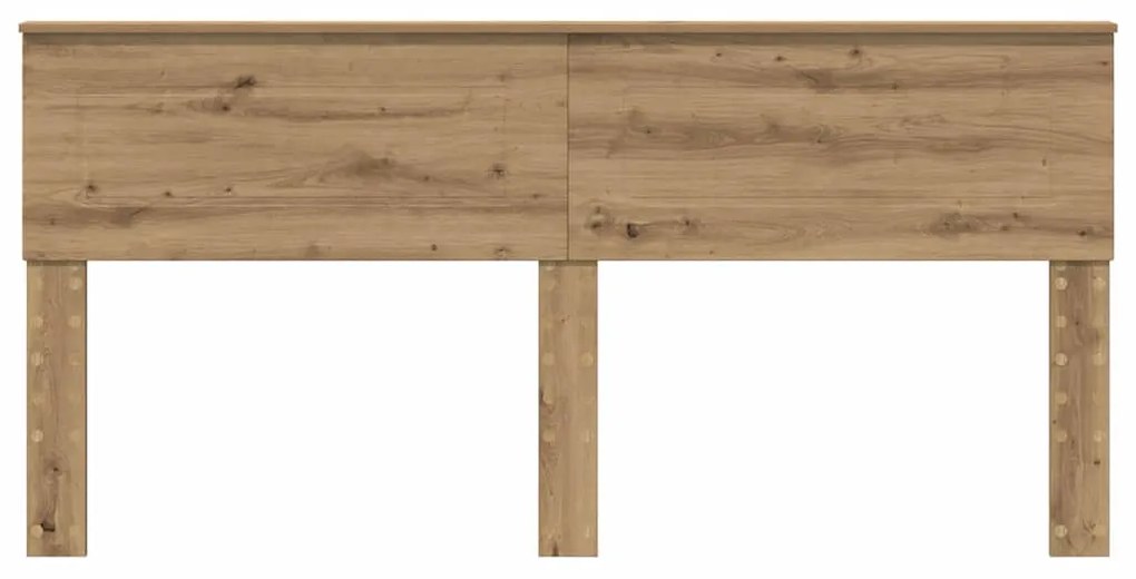 vidaXL Κεφαλάρι με κεφαλάρι Artisan Oak 180 cm Επεξεργασμένο ξύλο