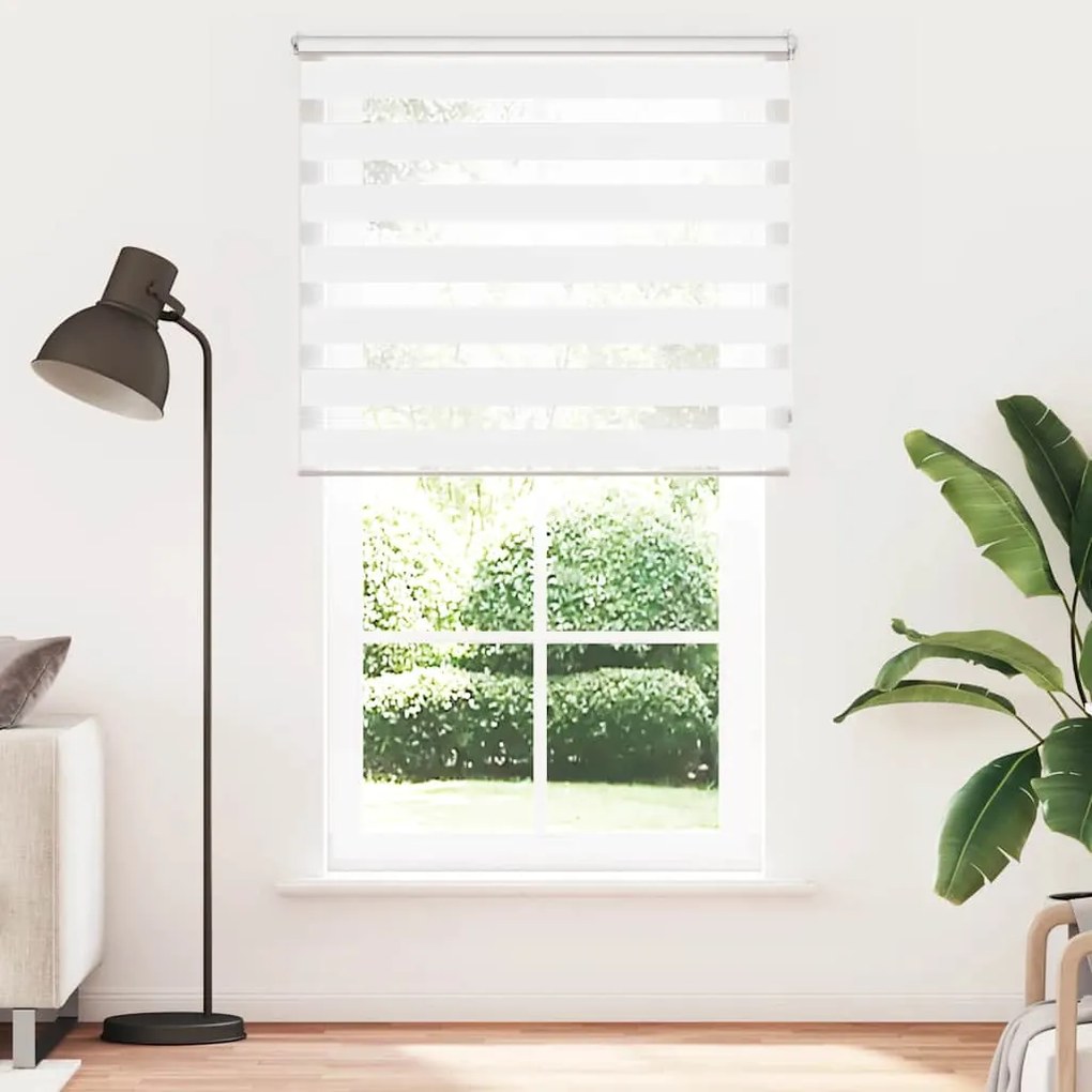 vidaXL Ρόλερ Zebra Λευκό 120 x 230cm