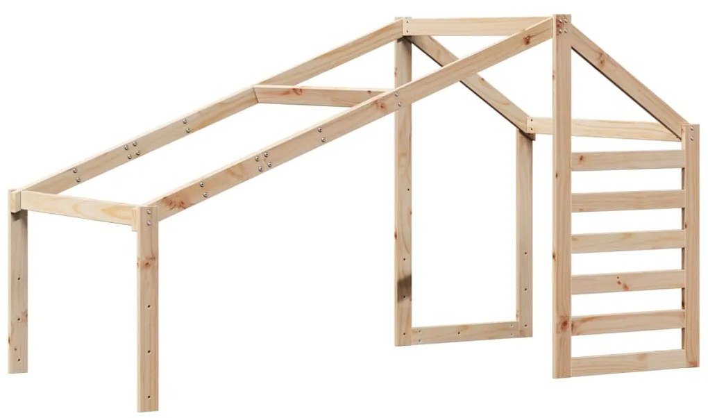 vidaXL Οροφή Κρεβατιού Παιδική 188x97x113 εκ. από Μασίφ Ξύλο Πεύκου