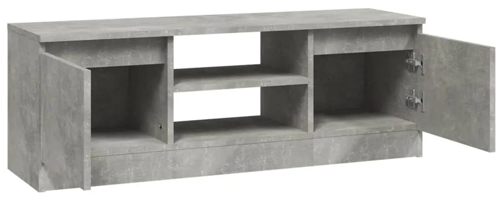 vidaXL Έπιπλο Τηλεόρασης με Πόρτα Γκρι Σκυροδέματος 102 x 30 x 36 εκ.