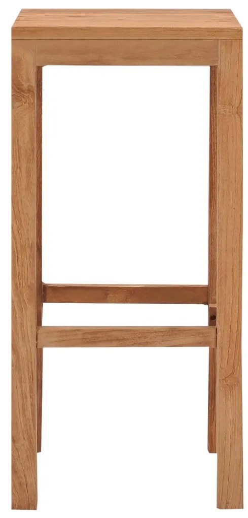 vidaXL Σκαμπό Μπαρ 4 τεμ. από Μασίφ Ξύλο Teak