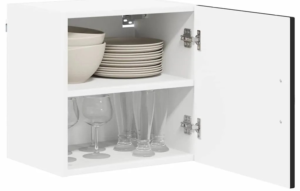 vidaXL Ντουλάπα Κουζίνας Μαύρο 40 x 31 x 40 εκ. Επεξεργασμένο ξύλο