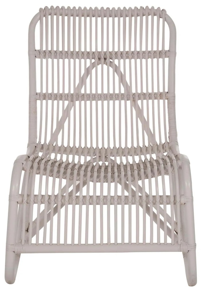 Καρέκλα - Πολυθρόνα BRONNY C9644.02 Λευκό Rattan 60x82x92Υ εκ. 60x2x92 εκ.