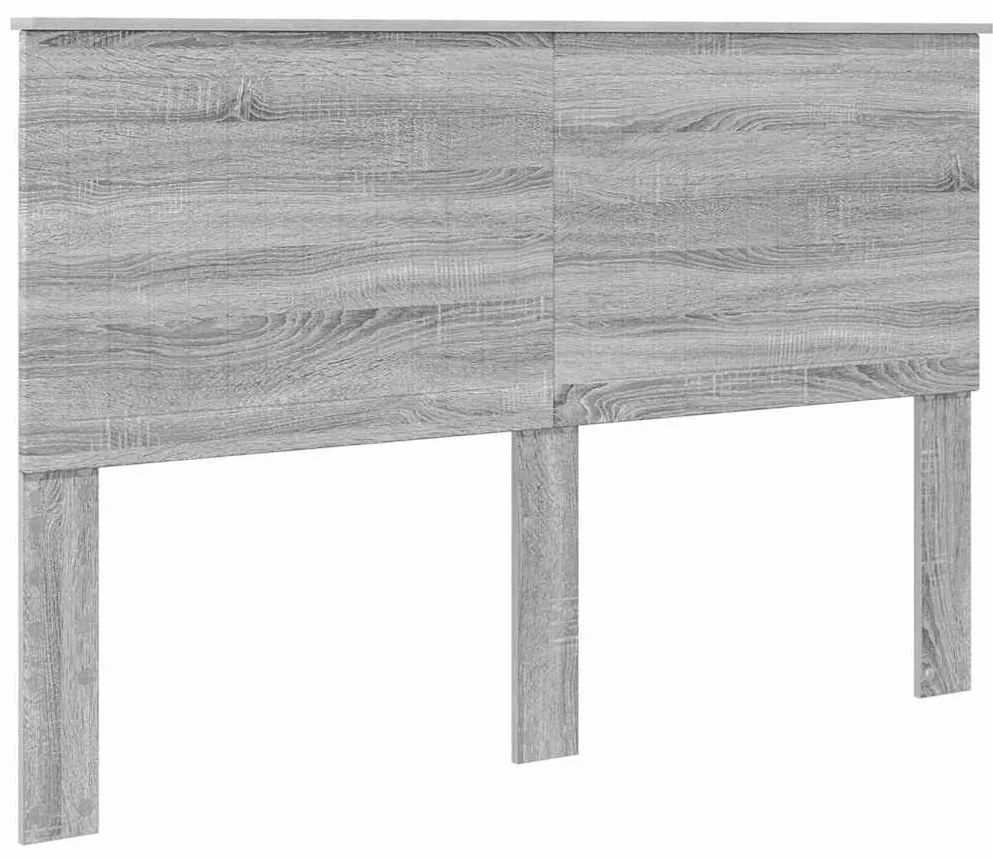 vidaXL Κεφαλάρι με κεφαλάρι Γκρίζο Σονομα 150 cm Επεξεργασμένο ξύλο