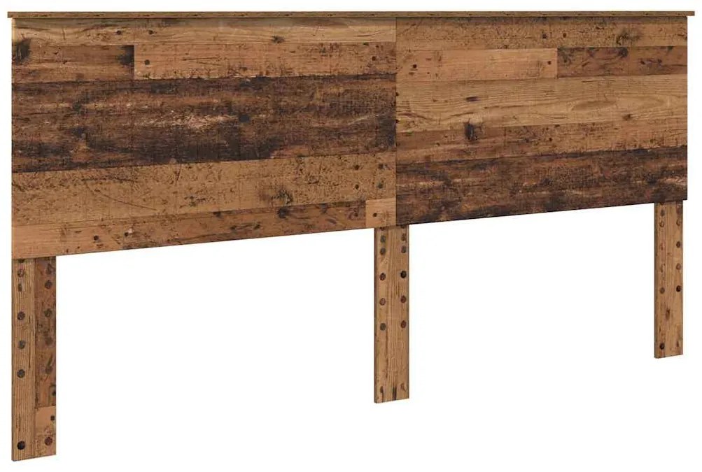 vidaXL Κεφαλάρι με κεφαλάρι Παλιό Ξύλο 200 cm Επεξεργασμένο ξύλο