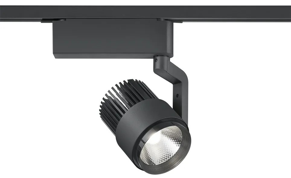 Σποτ Ράγας 2 Γραμμών LED 15w CCT Ρυθμιζόμενο 1270lm ΜαύροTrio Lighting Duoline78030132