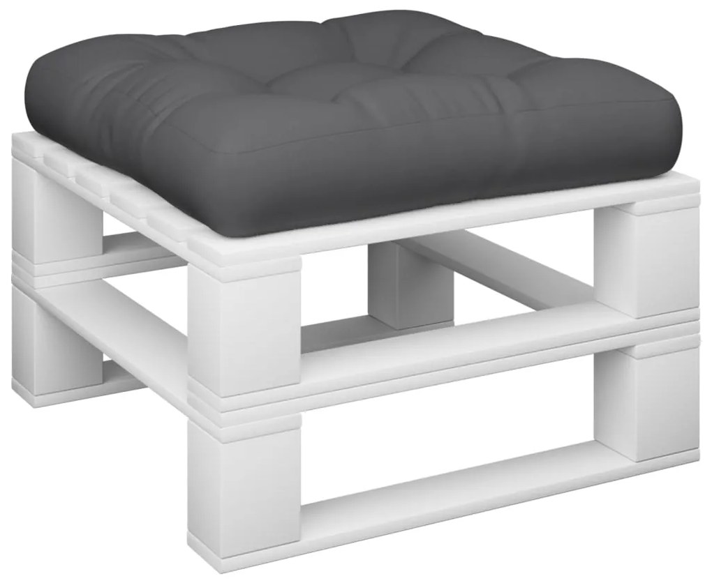vidaXL Μαξιλάρι Παλέτας Γκρι 58 x 58 x 10 εκ. από Ύφασμα