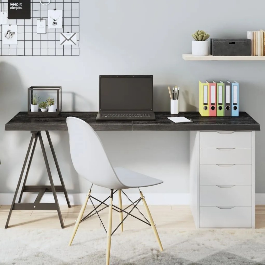 Επιφάνεια Τραπεζιού Σκούρο Καφέ 160x60x(2-4)εκ Επεξ. Μασίφ Δρυς 3156450