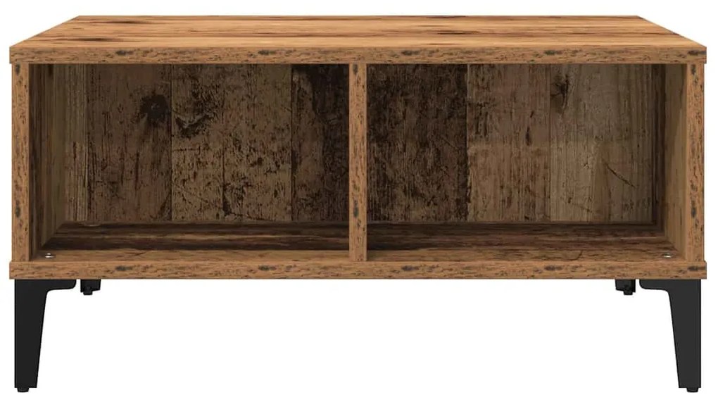 vidaXL Τραπεζάκι σαλονιού Παλαιό ξύλο 60 x 60 x 30 cm