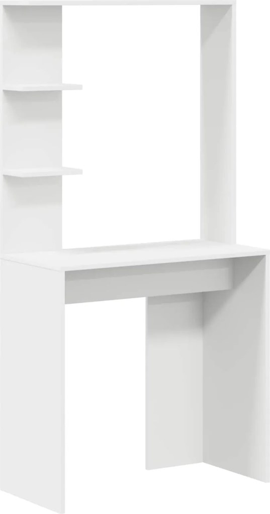 vidaXL Γραφείο 2 pcs Λευκό