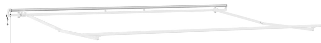 vidaXL Αυτόματη Αναδιπλούμενη Τέντα Μαύρη 450x350 cm