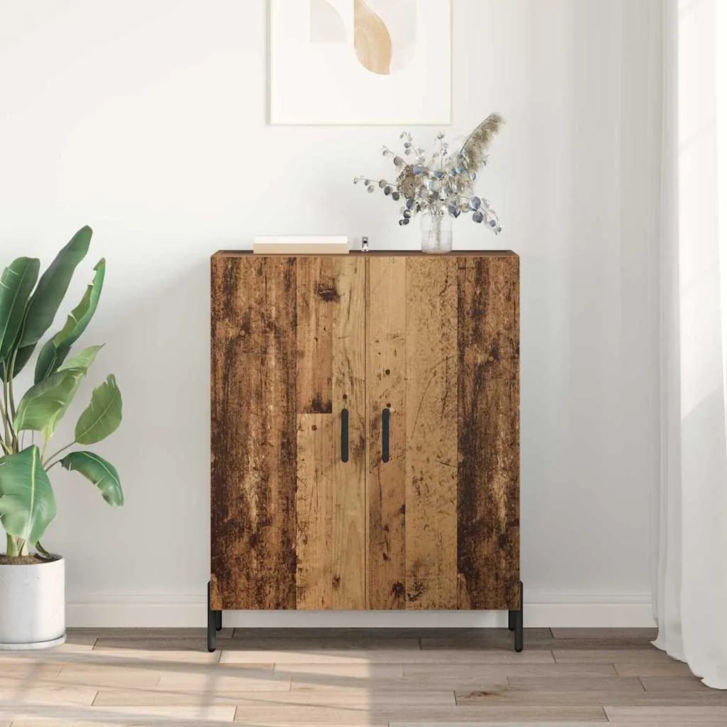 vidaXL Πλαϊνό γραφείο Παλιό ξύλο 69,5 x 34 x 90 εκ. Επεξεργασμένο ξύλο