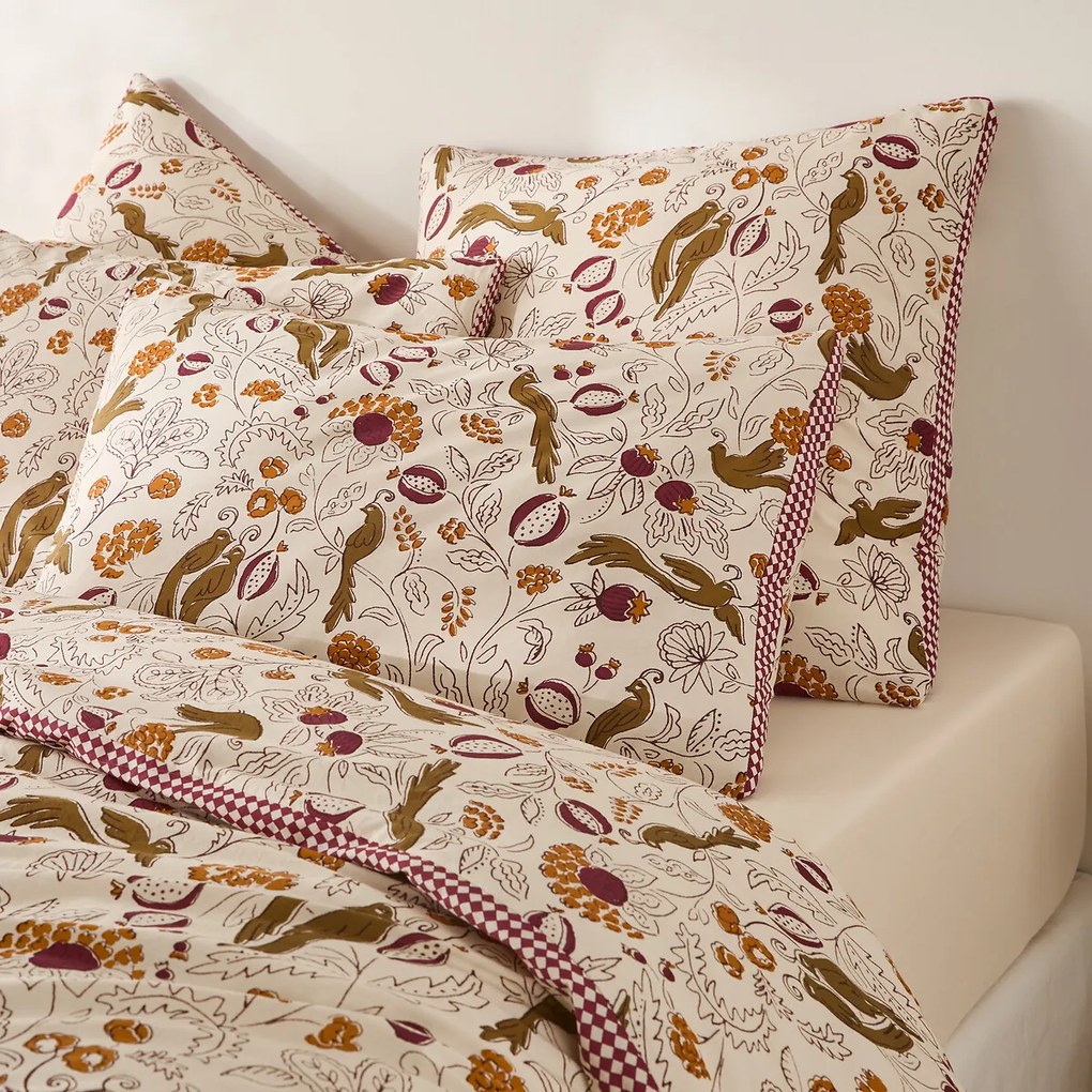 Μαξιλαροθήκη από πλυμένο βαμβάκι Cidade