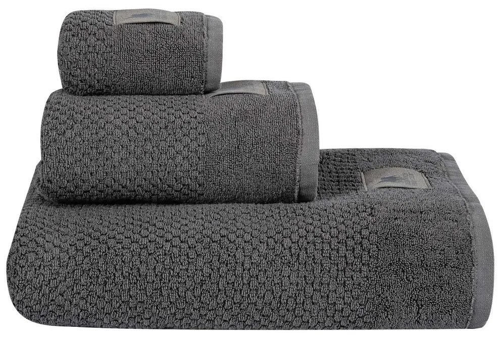 Πετσέτα 4118 Dark Grey Greenwich Polo Club Σώματος 80x160cm 100% Βαμβάκι