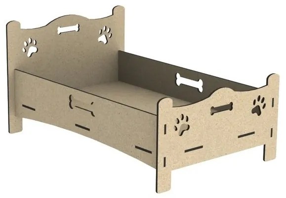 Intra απο ξύλο plywood 3mm-4mm πάχος - Ξύλινο φανταχτερό κρεβάτι για σκύλους προμήθειες για κατοικίδια Δίασταση 30x30 cm Intraeaxys-eo0qgkw1