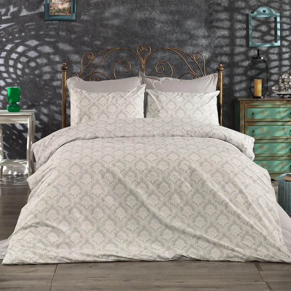 Σεντόνια Υπέρδιπλα (Σετ 240x270) Dimcol Οφηλία 276 Grey