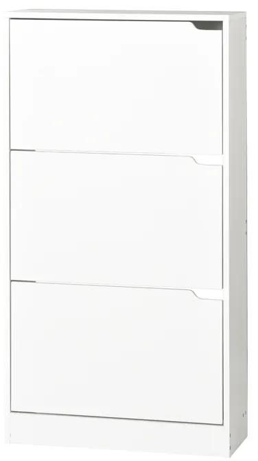Παπουτσοθήκη Mia  9 ζευγών λευκό 60x24x115 εκ Model: 265-000005