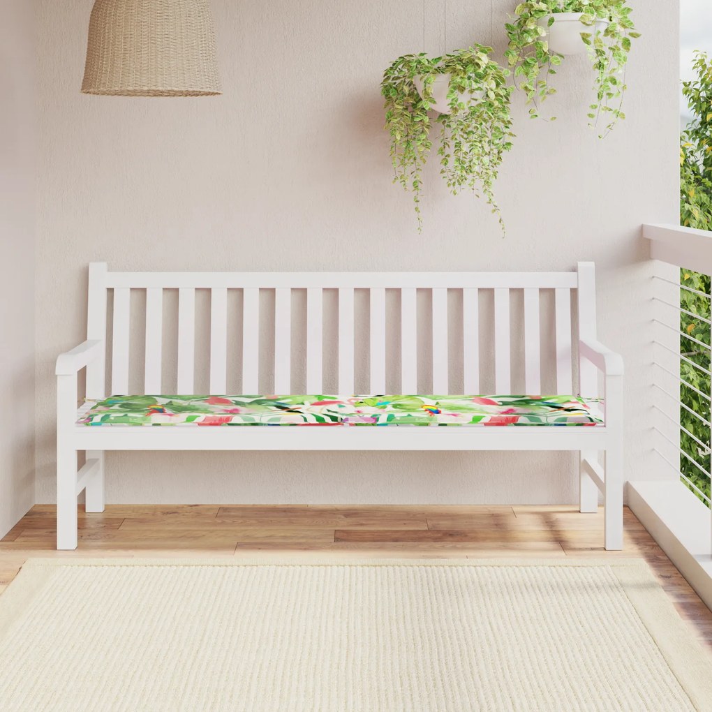 vidaXL Mαξιλάρι Πάγκου Κήπου Πολύχρωμο 180x50x4 εκ. Ύφασμα Οξφόρδης