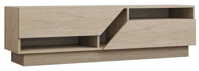 Έπιπλο τηλεόρασης Koza Megapap χρώμα travertine 160x40x45εκ.