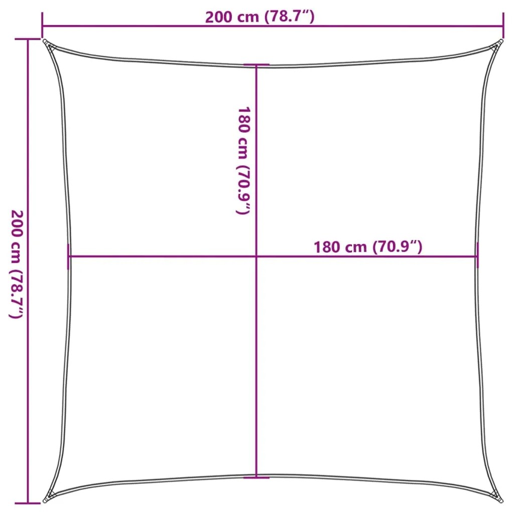 ΠΑΝΙ ΣΚΙΑΣΗΣ ΤΕΤΡΑΓΩΝΟ ΜΠΕΖ 2 X 2 Μ. ΑΠΟ HDPE 43012