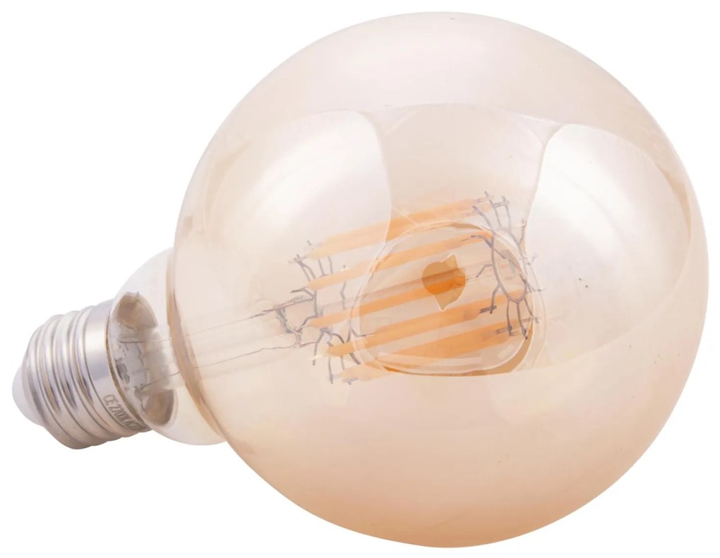 ΛΑΜΠΤΗΡΑΣ GLOBO LED FILAMENT 12W E27 3000K ΧΡΥΣΟ