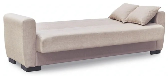ANIMA LIGHT BROWN ΥΦΑΣΜΑ 3ΘΕΣΙΟΣ ΚΑΝΑΠΕΣ/ΚΡΕΒΑΤΙ ΜΕ ΑΠΟΘ.ΧΩΡΟ