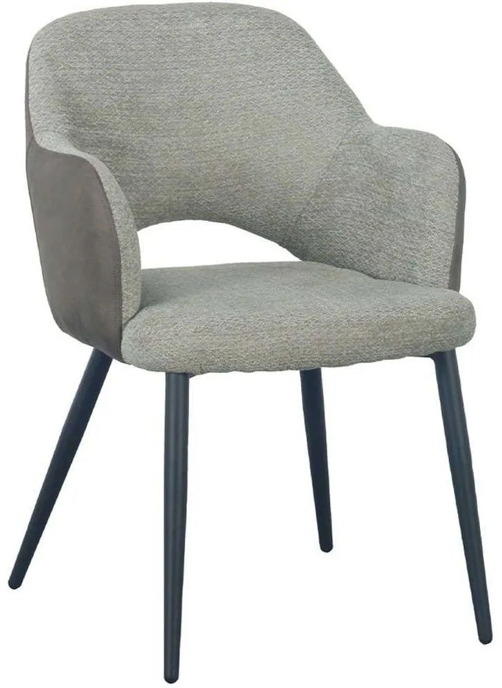 Πολυθρόνα Ascot 03-1066 60x63,5x79cm Green Metal, Fabric