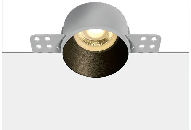 Σποτ Φωτιστικό Χωνευτό Downlight GU10 50W IP20 Μαύρο Z10105 TR-B Zambelis-Z10105 TR-B-Μαύρο Z10105 TR-B
