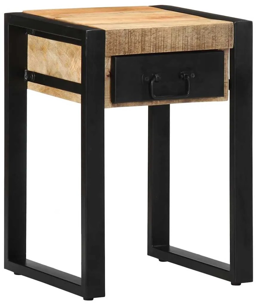 Side Table 35x35x50 cm Στερεό ακατέργαστο ξύλο Mango