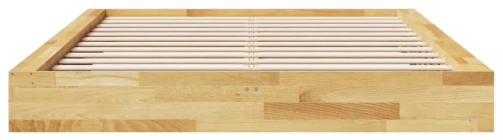 Πλαίσιο κρεβατιού χωρίς στρώμα 150x200 cm μασίφ ξύλο δρυς 3324124