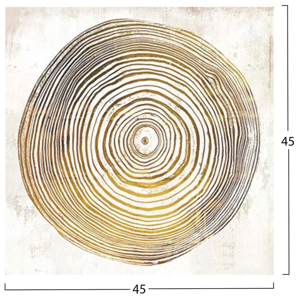 ΠΙΝΑΚΑΣ ΚΑΜΒΑΣ DOME OF CHAPEL OF MONTESIEPI HM7199.03 45x3x45 εκ.