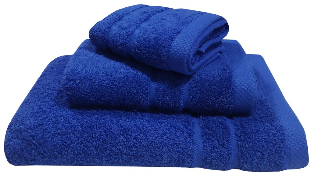 Σετ Πετσέτες 3 τμχ Le Blanc Πεννιέ 600γρ/μ2 Royal Blue (40x60, 50x95, 80x145)