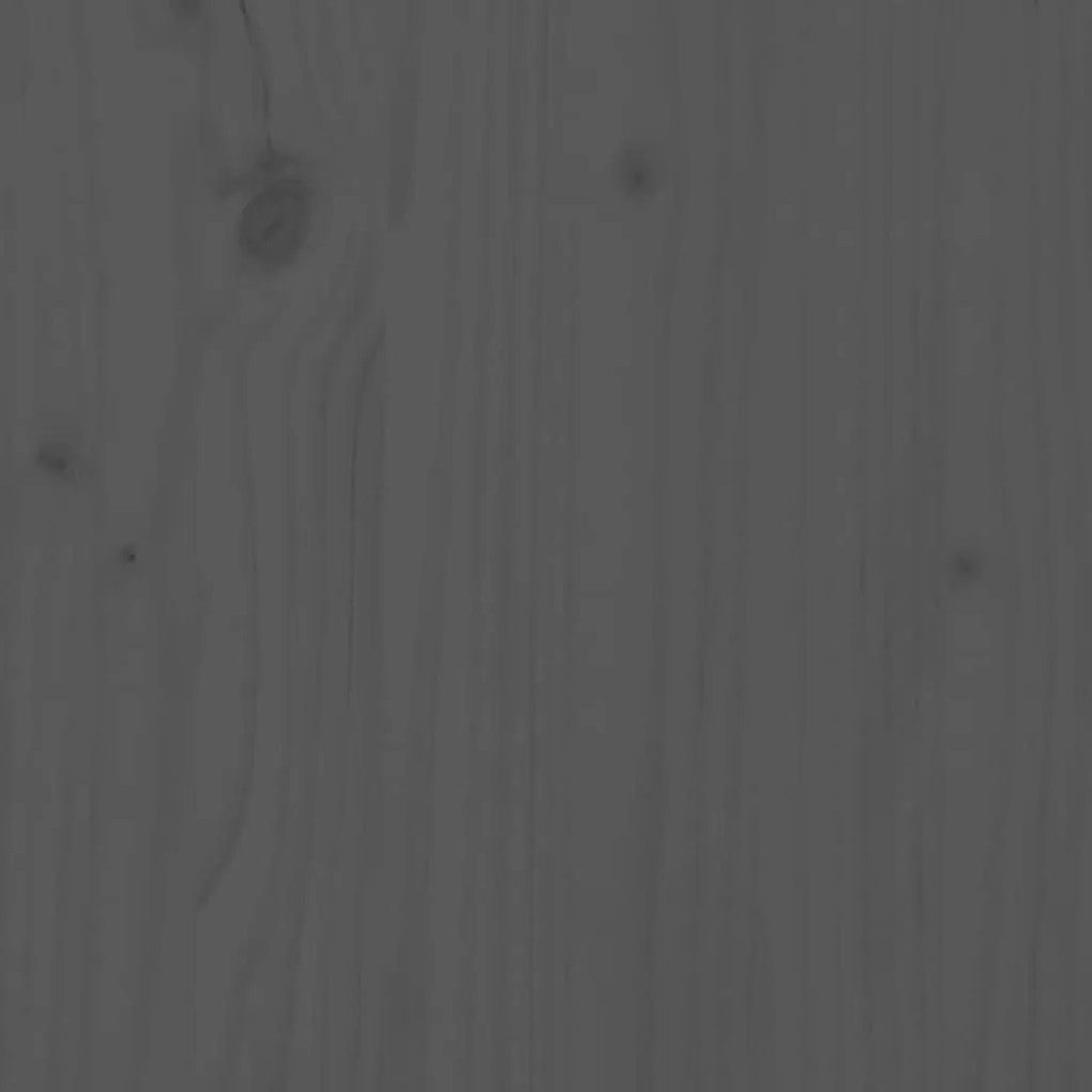 Κομποστοποιητής Γκρι 82,5x82,5x99,5 εκ. από Μασίφ Ξύλο Πεύκου - Γκρι
