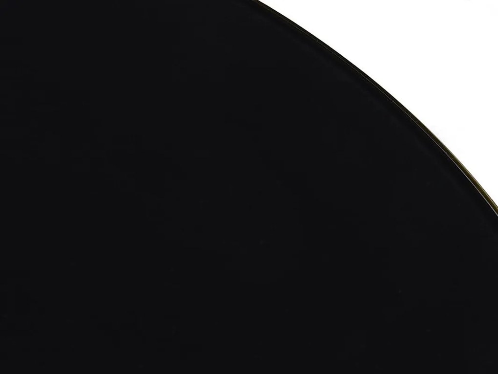 Τραπέζι Flint 141, Χρυσό, Μαύρο, 74cm, 40 kg, Γυαλί, Μέταλλο | Epipla1.gr