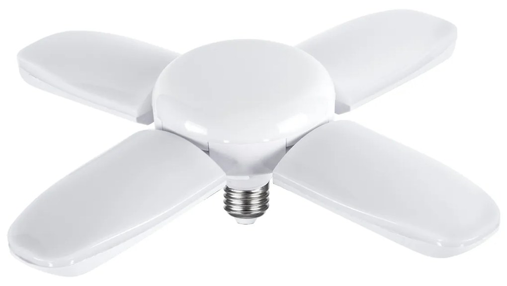 GloboStar® S-85811 Λάμπα LED E27 Fan Blade 60W 6780lm 180° AC 220-240V IP20 Φ35 x Υ10cm Φυσικό Λευκό 4000K - 2 Χρόνια Εγγύηση