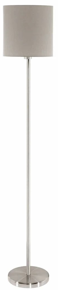 Φωτιστικό Δαπέδου Pasteri 95167 Taupe Eglo Metal, Fabric