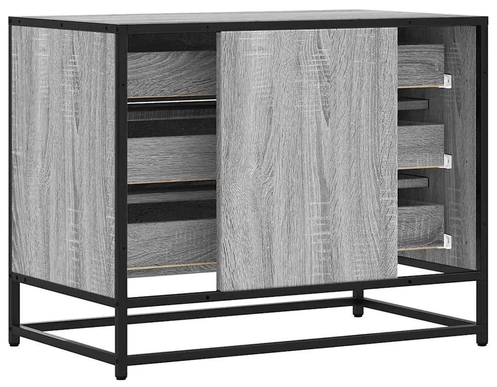 vidaXL Ντουλάπι συρταριών Γκρι Sonoma 70x41x56 cm Ξύλινη κατασκευή