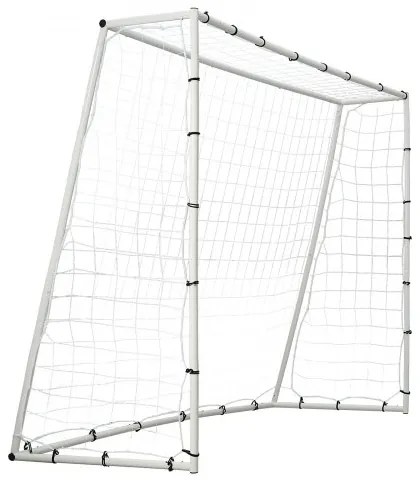 VEVOR Soccer Rebound Trainer, 8x6FT Iron Soccer Training Equipment, Sports Football Rebounder Wall with Double-Sided Rebounding Net &amp; Goal, Perfect for Backyard Practicing, Solo Training, Passing
