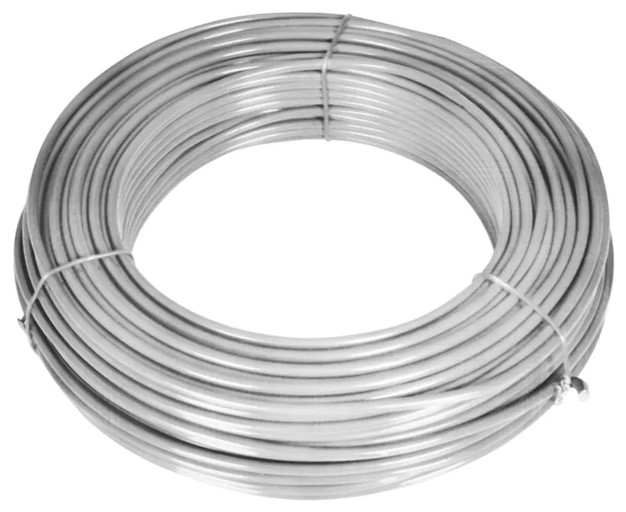 vidaXL Συρματόπλεγμα 15 x 0,8 μ. Γαλβανισμένο Ατσάλι + Στύλοι/Βάσεις