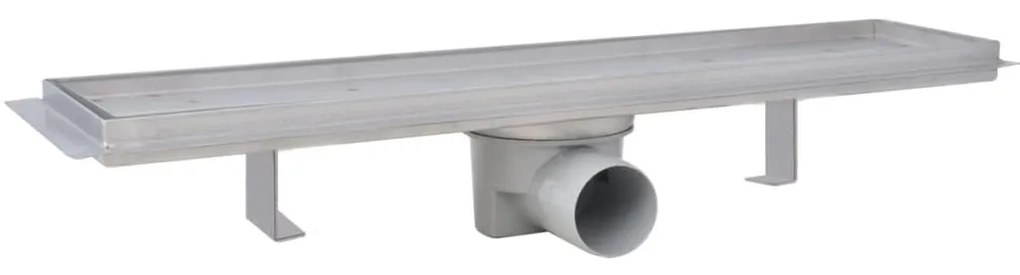vidaXL Σιφόνια Ντουζιέρας Γραμμικά 2 τεμ. 530x140 χιλ. Ανοξείδ. Ατσάλι