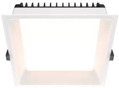 Φωτιστικό Πάνελ Χωνευτό LED 24W Λευκό ΙΡ44 3000K Okno DL056-24W3K-W Maytoni DL056-24W3K-W