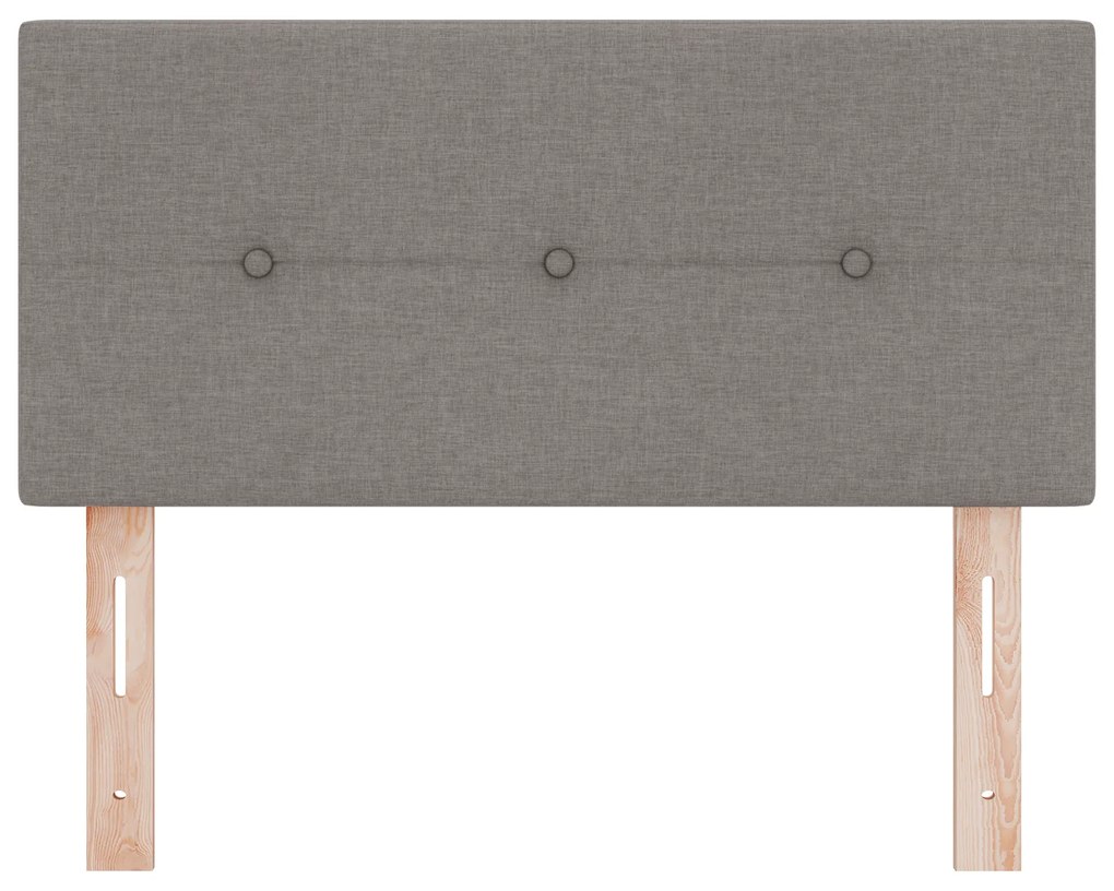 vidaXL Κεφαλάρι Ρυθμιζόμενο Ύψος με κεφαλάρι Taupe 80 cm ύφασμα