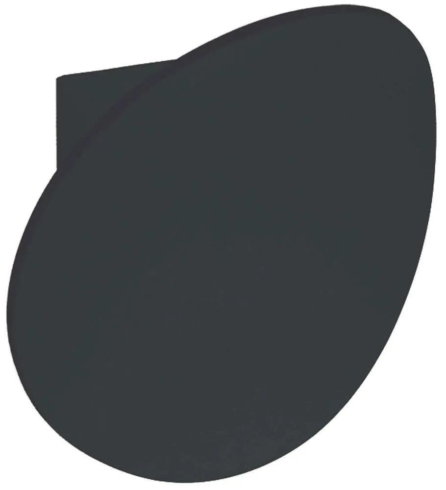 Φωτιστικό Τοίχου-Απλίκα Corto 4285301 Φ18cm Led 541lm 7W Black Viokef