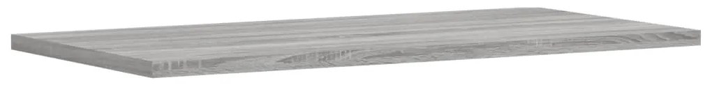 vidaXL Ράφια Τοίχου 4 τεμ. Γκρι Sonoma 60x30x1,5 εκ. Επεξεργ. Ξύλο