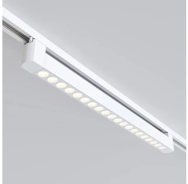 Γραμμικό Φωτιστικό Μονοφασικής Ράγας Unity LED 20W Λευκό 3000Κ Points TR010-1-20W3K-M-W Maytoni TR010-1-20W3K-M-W