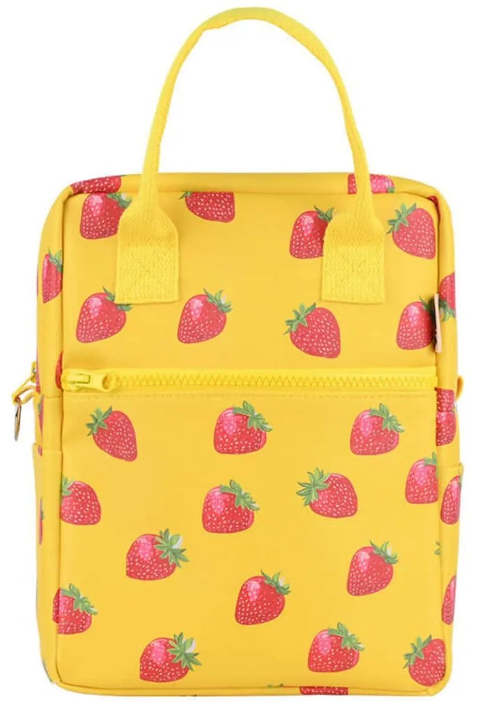 Τσάντα Φαγητού Ισοθερμική Save The Aegean Berry Bright 01-32951 20x14x27cm 7lt Multi-Yellow Estia PVC