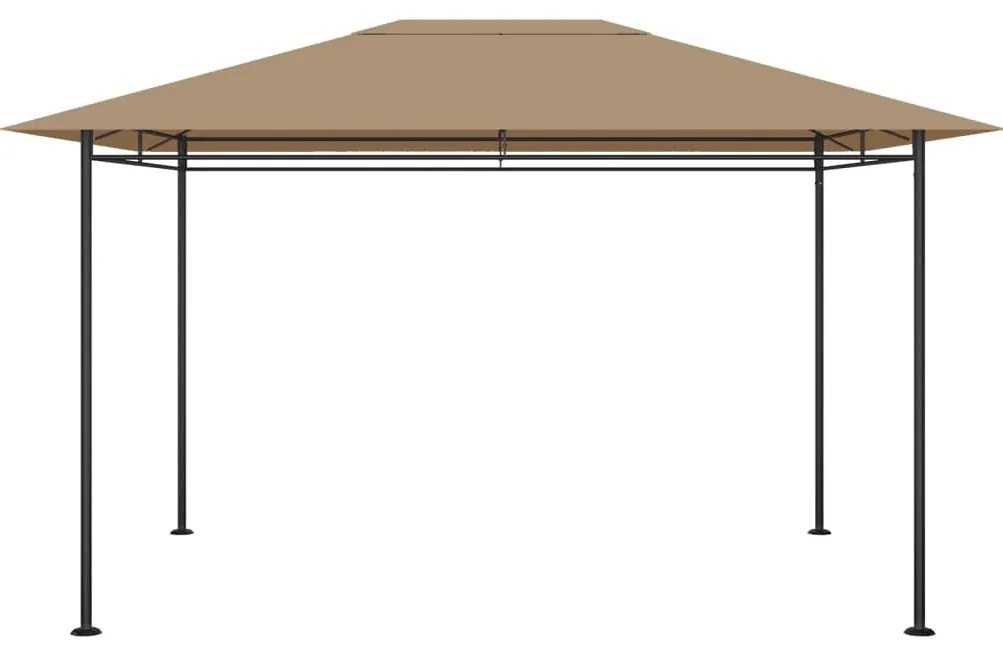 vidaXL Κιόσκι Taupe 384x281x270 εκ. 180 γρ./μ²