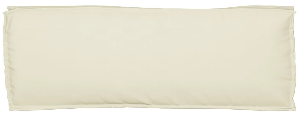 vidaXL Μαξιλάρι Παλέτας για Παγκάκι Κρεμ 110 x 40 x 8 εκ. Φτιαγμένο από Ύφασμα Oxford